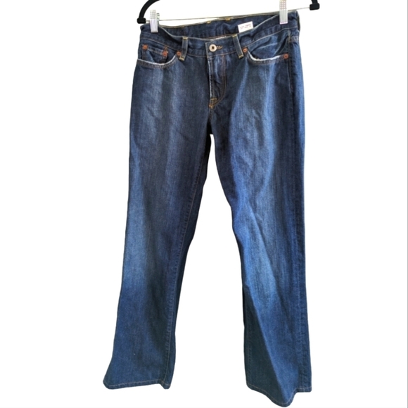 Lucky Brand Dungarees Boyfriend Jeans 4/27 GUC - Picture 1 of 10